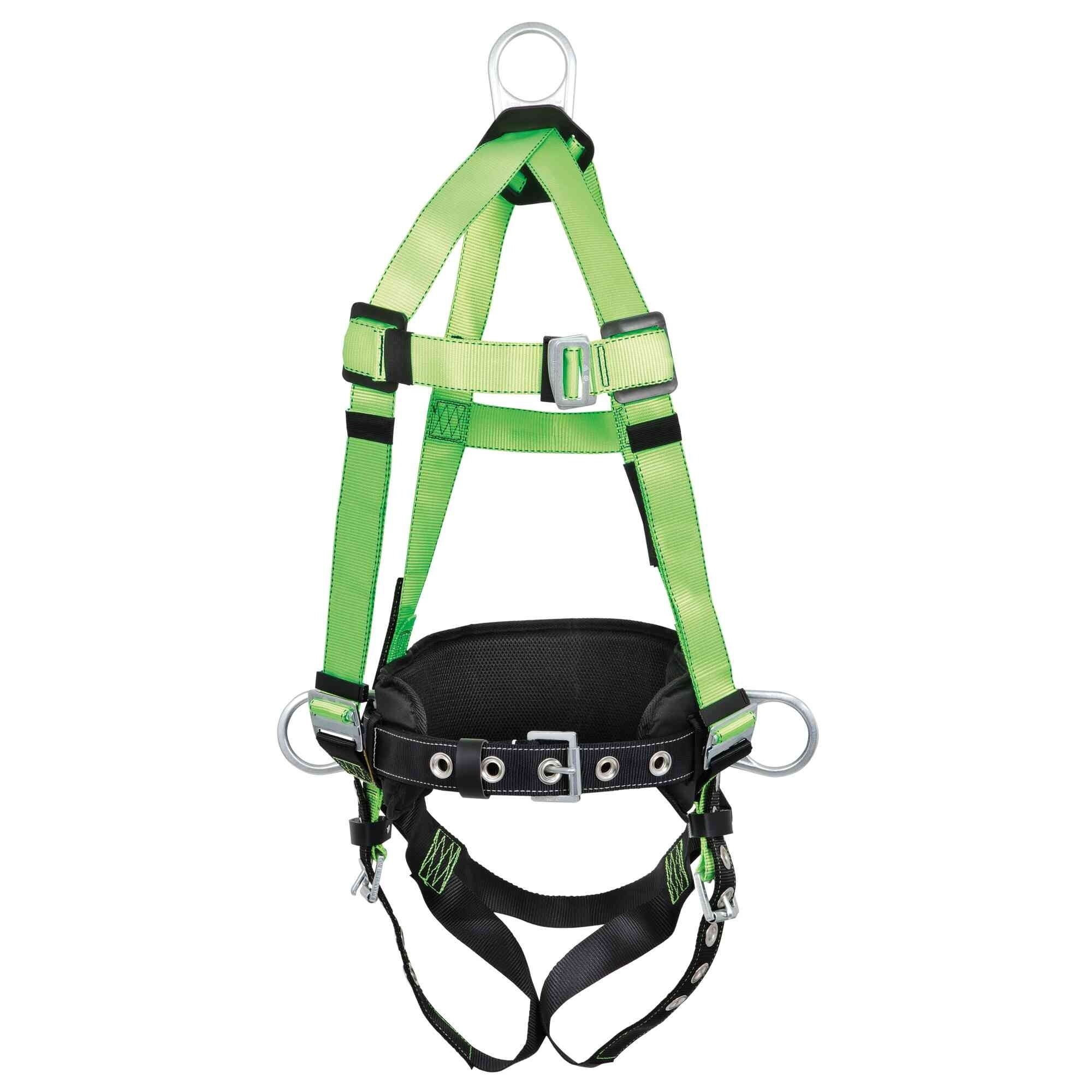 PeakWorks® - Contractor Harness with Positioning Belt - Grommeted Leg Straps - 3D - Class AP - Size S - Model # V8255211